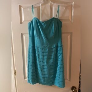 Gianni Bini cocktail dress, beautiful aqua blue, size 12